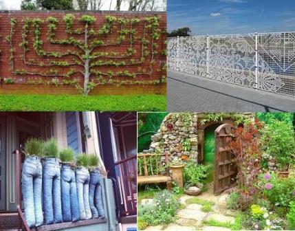 Садовый дизайн - фантазия и мастерство. Украшаем забор.